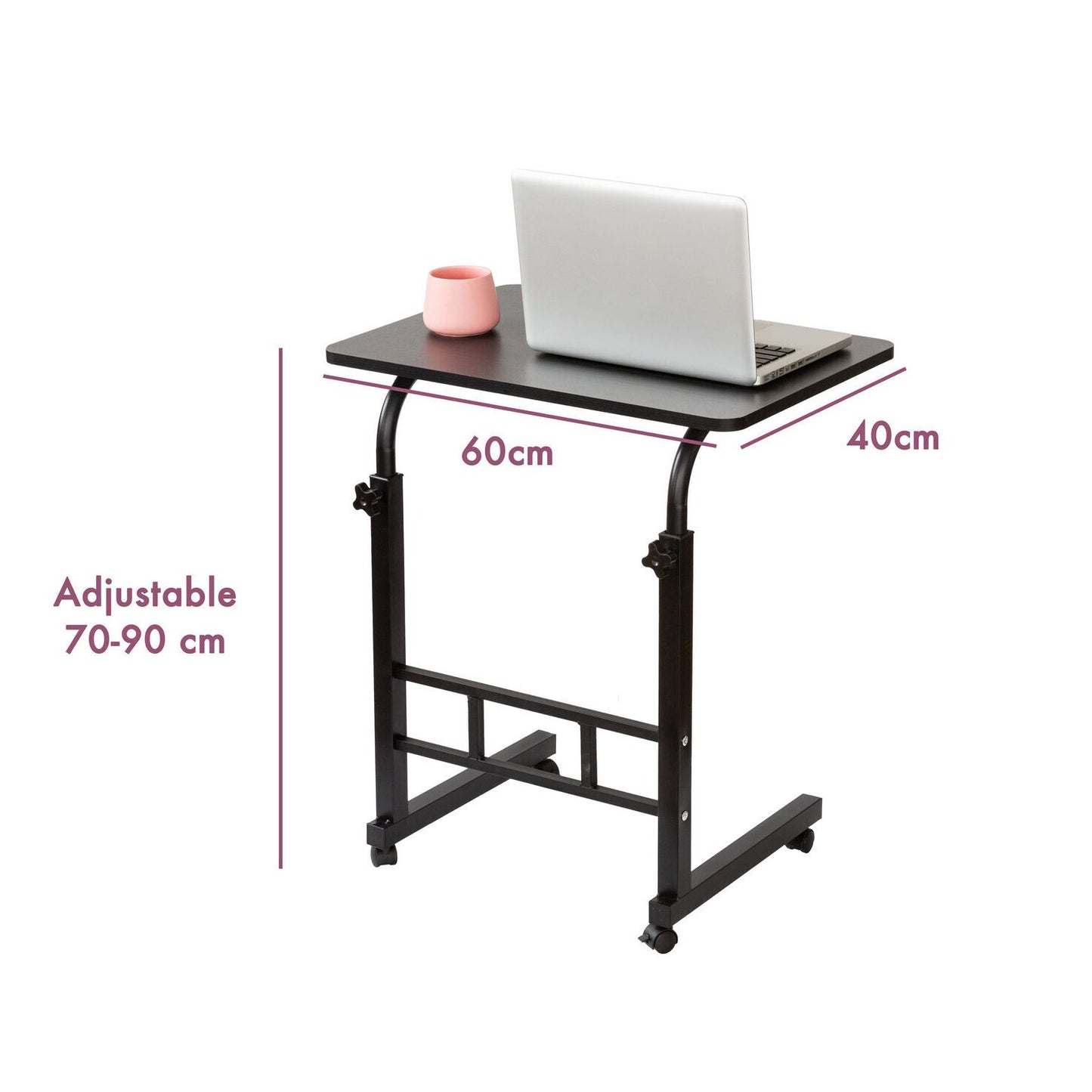 Portable Laptop Desk with Adjustable Height