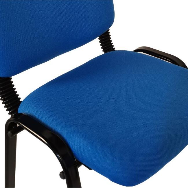NNECN Stackable Office Conference Visitor and Community Chairs (Set of 7-Blue)
