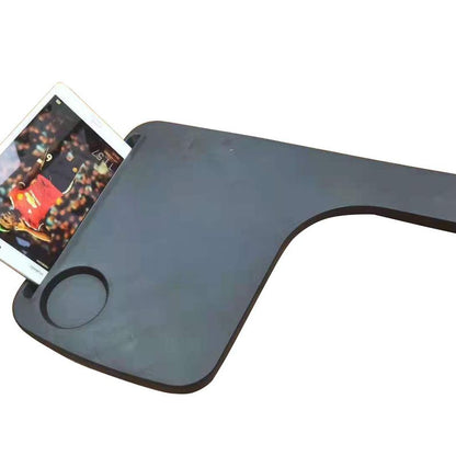 NNECN Lecture Chair with Table Top for Classroom Lecture Training Conference (Set of 6-Black)